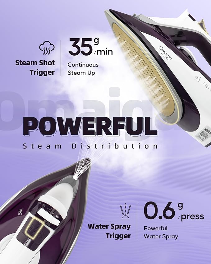 Home Steam Iron Bundle Set, Efficient Ironing, Suitable for All Kind of Garments