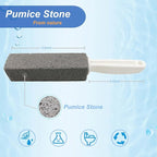 8 Pack Toilet Brush Pumice Stone for Toilet Bowl Cleaning, Scouring Stick for Hard Water Stains, Limescale, Calcium, Rust from Toilets, Bathtubs, Grills, Pools & Sinks