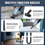 Upbooz Handheld Vacuum Cordless Rechargeable Portable Car Vacuum, 7500Pa Powerful Suction Mini Hand Held Vacuum, 670ML Cup Lightweight Small Vacuum Cleaner for Car/Office/Home, Pet Hair