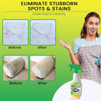 ZORBX See Nothing Spot & Stain Remover Spray (24 oz.) - All Purpose Cleaner for Shoes, Clothes, Furniture & Pet bedding - Fast-Acting Scrub-Free Odor & Enzyme Stain Remover for Ink, Blood & Urine