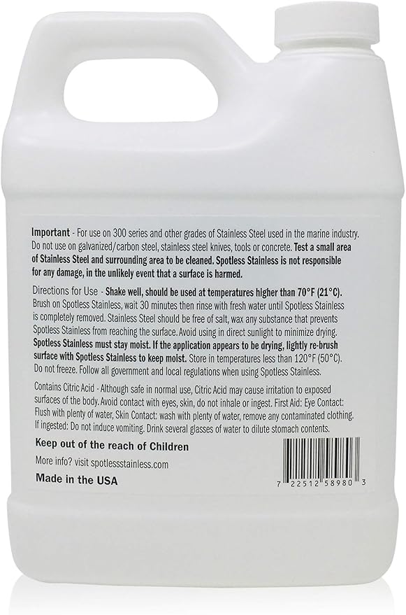 Marine Rust Remover and Protectant - 32 Ounce (Quart)
