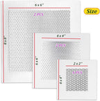 10 Pcs 2/4/6 Inch Wall Patch Repair,Drywall Patch Self-Adhesive Mesh Drywall Patch and Fiberglass Repair Kit,Aluminum Heavy Duty Dry Wall Mesh Hole Repair Patch for Drywall Plasterboard