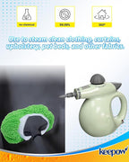 Steam Cleaner Accessories Microfiber Cloth for Handheld Steam Shot Reusable Washable Steam Mop Pads Compatible with Bissell Steam Shot, Wagner, McCulloch and Most of Handheld Steam Cleaners, 4+4 Pack