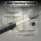 Rite Edge 17.5-Inch Hiker's Hatchet – Multi-Tool Axe with Hidden Saw, Fire Starter, Hammer, and Nylon Fiber Handle – Includes ABS Sheath for Camping and Survival