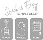 Quick Shine Disinfectant Floor Cleaner 27oz | Hospital Level Disinfectant Kills 99.9% Germs & Bacteria | Cleans w/Power of Hydrogen Peroxide & No Harsh Chemicals | Streak Free & Zero Residue