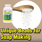 ComStar Pure Lye | 99% Pure Sodium Hydroxide Beads | Eco-Friendly, Industrial Strength, Drain Opener | Safe on Fixtures | Static-Free, Unique Beads for Soap Making | 2 lb. (PACK OF 12)
