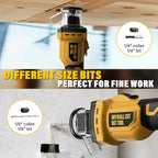 Cordless Drywall Cut-Out Tool for Dewalt 20V Battery, Brushless Rotary Saw, 30000 RPM, Adjustable Depth, Quick Bit Change, LED, Compact Spiral Saw for Cutting Wood Drywall,Sheetrock,Wood (Tool Only)