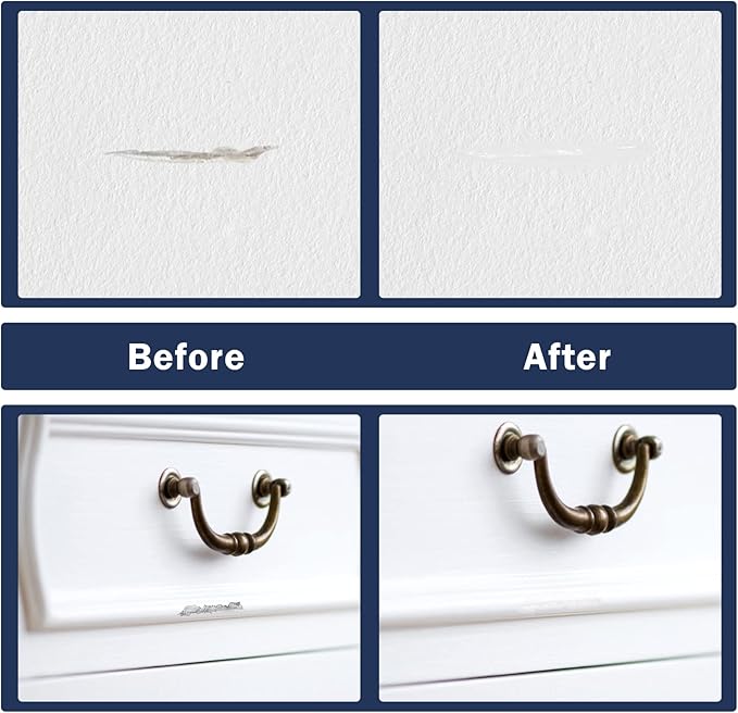 LANBEIDE Refillable Touch Up Paint Pens, 3Pcs Paint Brush Pens for Walls Repair, Furniture Repair Kit for Drywall, Wood Floors, Cabinets, Windows, Doors, Desks 6ML