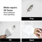 3M High Strength Large Hole Repair Kit, Includes Fiber Reinforced Spackling Compound (12 oz.), Repair Plate, Putty Knife and Sanding Sponge, For Easy Wall Repair, No Shrinking or Cracking (LHR-KIT)