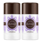 Lavanila Vanilla Lavender Deodorant for Women 2-Pack (2 Oz Each) - Natural Aluminum Free Solid Stick Deodorant, Made In USA, Vegan