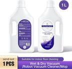 1L Lavender Floor Cleaning Solution Compatible With Tineco/Bissell/Dreame And Shark, Fragrance Deodorization, Deep Cleans for Multiple Hard Floors, Suitable With Cordless Wet/Dry Vacuum