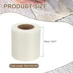 PATIKIL Drywall Repair Mesh Tape, 6 inch x 164 ft Fiberglass Repair Patch Self-Adhesive Dry Wall Joint Tape 9 Mesh Wall Hole Crack and Seam Patch, White