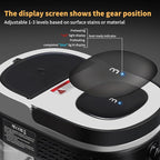 Steam Cleaner, 3-Level Adjustable Handle, 15s Heat-Up, 1.69 Quarts Tank, Portable Steamer for Cleaning with 10 Accessories, Steam Cleaner for Home for Dirt (White)