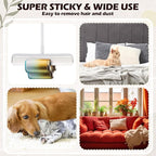 14.17" Large Lint Rollers for Pet Hair Extra Sticky 540 Sheets Roller with 45 Inch Extendable Long Handle Hair Mop for Cleaning Carpet Clothing, Couch Furniture Wall Cleaner Mop Dust Remover