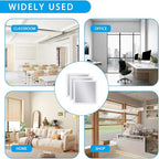 4-Pack 12x12 Inch Drywall Repair Patch Kit, Self-Adhesive Mesh with Aluminum Panels, Heavy-Duty Wall and Ceiling Hole Patch for Large Repairs