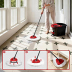 12 Pack Microfiber mop Head Replacements, Compatible with O-Ceda Easywring Single-Bucket Cleaning System, Powerful Stain Removal, Machine Washable, Easy to Replace