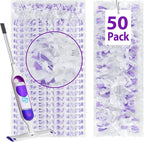 50 Count ‌Disposable Heavy-Duty Power Mop Pads Refills for Swiffer Power Mop,Replacement Floor Cleaning Refills, Non-Washable & Unscented, Compatible with Swiffer PowerMop (Quick-Absorb, No Residue)