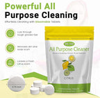 All Purpose Cleaner Concentrate Refill, Multi Surface Clean Refill, Non-toxic Cleaning Tablets 12-pack. Makes 192 fl oz (12x16Fl oz) Bottles of Spray Cleaner for Household, Bathroom & Kitchen Cleaning