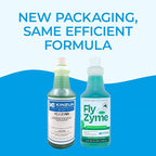 Kinzua Environmental Fly-Zyme, Highly Concentrated Enzyme Drain Cleaner for Pipes, Drain Gel for Fruit Flies, Organic Waste Degrader & Odor Neutralizer, 32 fl oz, Pack of 2