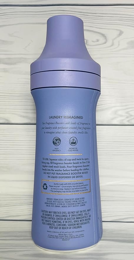 Bath & Body Works Lavender Vanilla Fabric Care Laundry Fragrance Booster - 18 ounces Concentrated