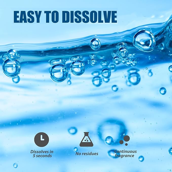 Natural Toilet Bowl Cleaner Strips | Eco Friendly and Septic Safe | Removes Stains, Odors, and Grime | Non Toxic Foaming Toilet Cleaning Sheets | 72 Count