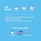 Tru Earth Eco-friendly, Biodegradable, Zero Waste, Cruelty-Free Laundry Detergent Sheets/Eco-Strips for Sensitive Skin, 32 Count (Up to 64 Loads), Fresh Linen Scent