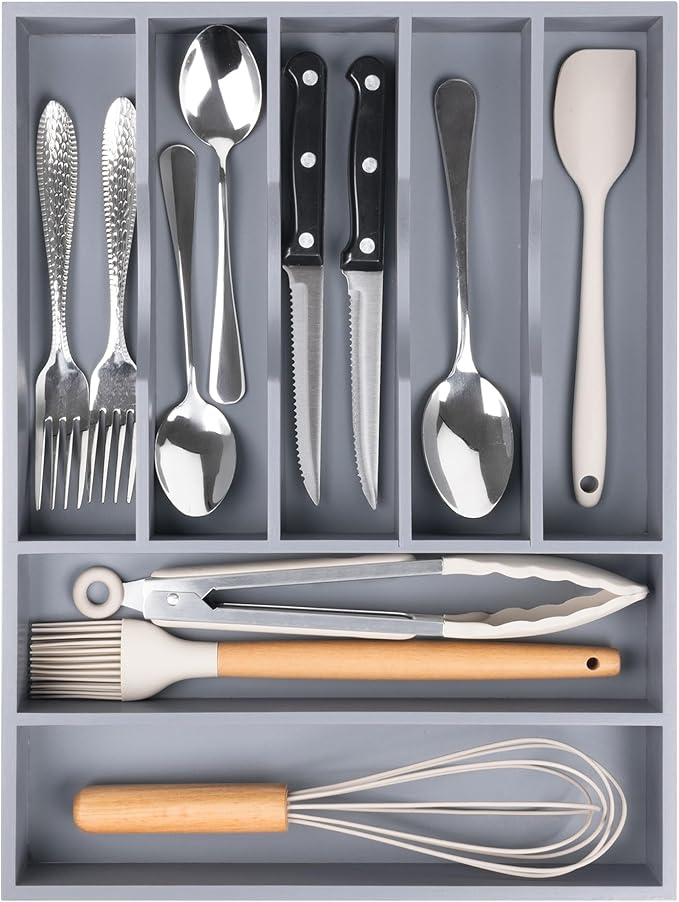 Kitchen Silverware Drawer Organizer and Storage Organizador Small De Cucharas y Tenedores Cubiertos Para Gavetas Cocina Para Gabinete Cajones Cocina Cajones Cocina Para Gabinete Hogar y Cocina Ofertas