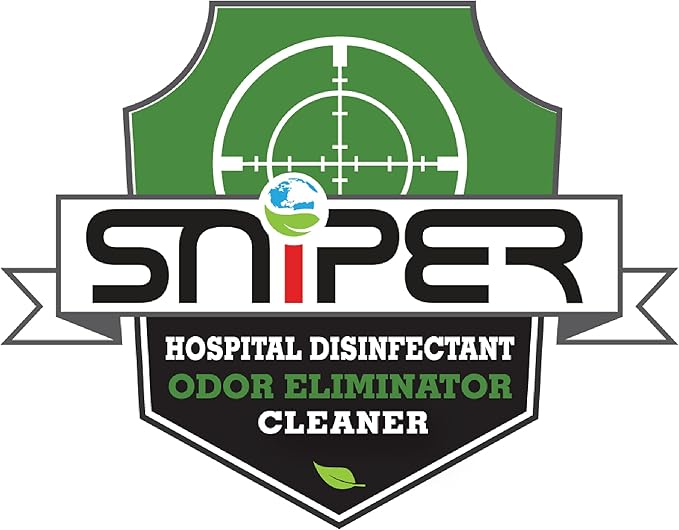 SNiPER Hospital Disinfectant, Odor Eliminator & All-Purpose Cleaner, 1 Gallon
