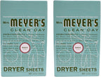 Mrs. Meyer's Clean Day Dryer Sheets - Basil - 80 ct - 2 pk
