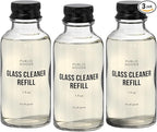 Public Goods Glass Cleaner Refill | Refill Concentrate for Windows, Mirrors, Glass Surfaces | Cruelty Free, Paraben Free, Vegan Friendly | 3 Pack - 24 Oz Diluted