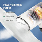 Travel Steamer for Garments with Dual Voltage for Worldwide Use, 120V/220V Foldable Handheld Fabric Wrinkle Remover,15s Fast Heat-up, 1200W Horizontal & Vertical Steaming, 1.9 Pounds