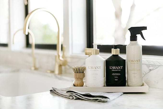 L'AVANT Collective High Performing Dish Soap Refill | Plant-Based Ingredients & High Performing Formula | Fresh Linen Scent | 32 FL oz/946 mL