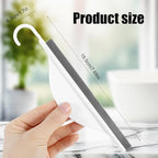Tiny Bathroom Mirror Squeegee for Shower Glass, Silicone Shower Squeegee with Hanging Hook, Handy Water Blade Mini Squeegees, Wiper Scraper Cleaner Tool for Cleaning Window Glass Sink Counter