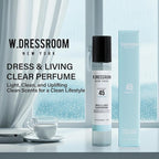 W.Dressroom No.45 Morning Rain Dress & Living Clear Perfume (5.28 oz) - Fresh Scent for Clothes, Fabrics, Carpets & Rooms, Natural Odor Eliminator, Eco-Friendly, Water-Based