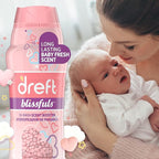 Dreft Blissfuls Laundry Scent Booster Beads For Washer, Baby Fresh, 10 Oz , 4 Count