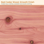Homode Cedar Closet Liner Planks, Set of 8 Drawer Liners, Tongue and Groove, Aromatic Cedar Wood Panels for Clothes Storage, 11.5 x 4 x 0.4 Inches