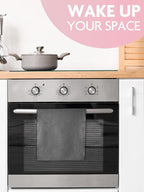 Fantasticlean Large Tear-Away Microfiber Cleaning Cloth Roll - 18'' by 12'', 24 Sheets, Thick Dish Cloths, Super Absorbent Reusable Kitchen Towels (DimGrey)