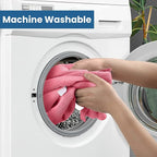 DAN RIVER 12-Pack Pink Microfiber Towels – Ultra Absorbent, Lint-Free & Streak-Free Kitchen Cleaning Cloths for Home, Car & Kitchen - Must-Have Cleaning Essentials - 12" x 12"