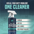 Hot Tub Surface Cleaner – Fast Acting Formula, Easy Spray & Wipe Use, For Acrylic, Vinyl, Fiberglass, Inflatable, Swim Spa & Jet Tubs, Removes Dirt, Grime & Waterline Residue – Made in USA, 16 oz