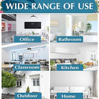 4" 6" 8" (Two of Each) Wall Repair Patch, Plasterboard Patch, Safe Mend Plaster Repair Kit, Safemend Drywall Repair Adhesive, Filler for Walls Ceiling Hole, Self Adhesive Aluminum Mesh Wall Repair