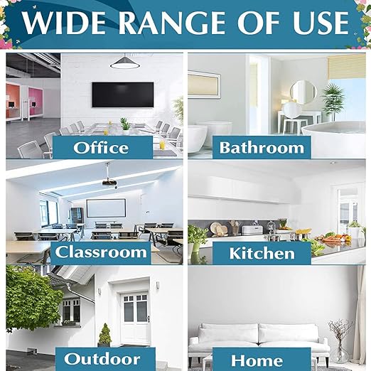 4" 6" 8" (Two of Each) Wall Repair Patch, Plasterboard Patch, Safe Mend Plaster Repair Kit, Safemend Drywall Repair Adhesive, Filler for Walls Ceiling Hole, Self Adhesive Aluminum Mesh Wall Repair