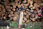 INTERTOOL 36-inch Splitting Maul, Heavy Duty Wood Splitter Axe, 6 lb / 2500 g, Shock Absorbing Fiberglass Anti-Slip Handle with Blade Cover HT-0273