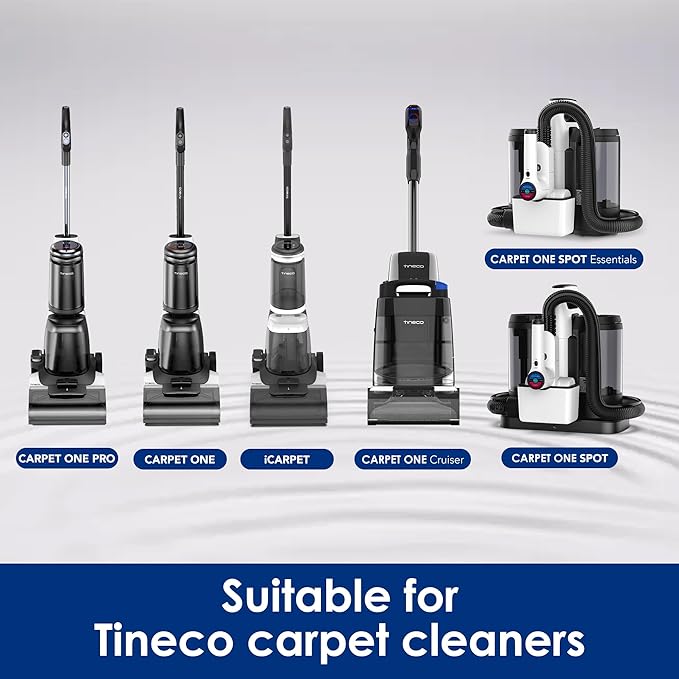 Tineco Pretreat Formula & Cleaning Solution Set for CARPET ONE Cruiser Series, CARPET ONE PRO & Spot Series, iCARPET, Removes Tough Stains