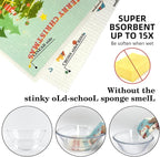 6 - Pack Swedish Kitchen Dish Cloths - Reusable Paper Towels for Counters & Dishes - Eco Friendly Cellulose Sponge Cloth - Assorted (Xmas)