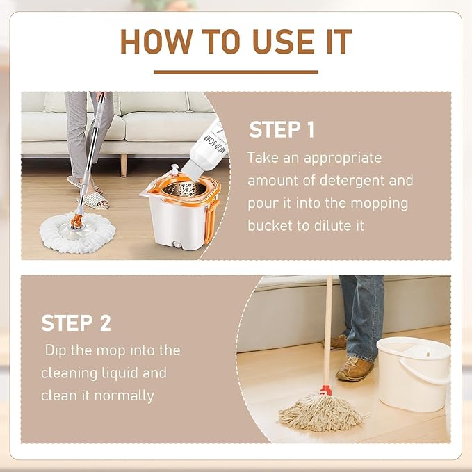 (2PCS) Mop Soap Brazilian Waves, Mop Soap Scented, Floor Cleaner For Mopping, Highly Scented Mop Soap, Multi-purpose Cleaner Liquid Pet-friendly Mop Cleaner Soap