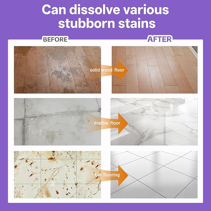 Floor Cleaning Solution Lavender Scent, Compatible with Roborock Cleaning Solution Quick Drying Without Residue Suitable for All Robot Vacuums and Wet Dry Dual-Use Vacuum Cleaners (2.5 L, Lavender)
