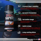 Glass and Plexi Cleaner for a Streak-Free Shine for Home and Automotive Use | 13 oz.| 12-Pack