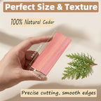 50 PCS Cedar Blocks for Clothes Storage,Natural Aromatic Cedar Blocks for Closet Storage,Wardrobe,Drawers,Shelves