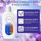 8 Pack 4000ml Floor Cleaning Solution Compatible with Tineco Floor One Ifloor Series Floors Cleaner Refill Solution Wet Dry Vacuum Mops Solutions(Lavender Scent)