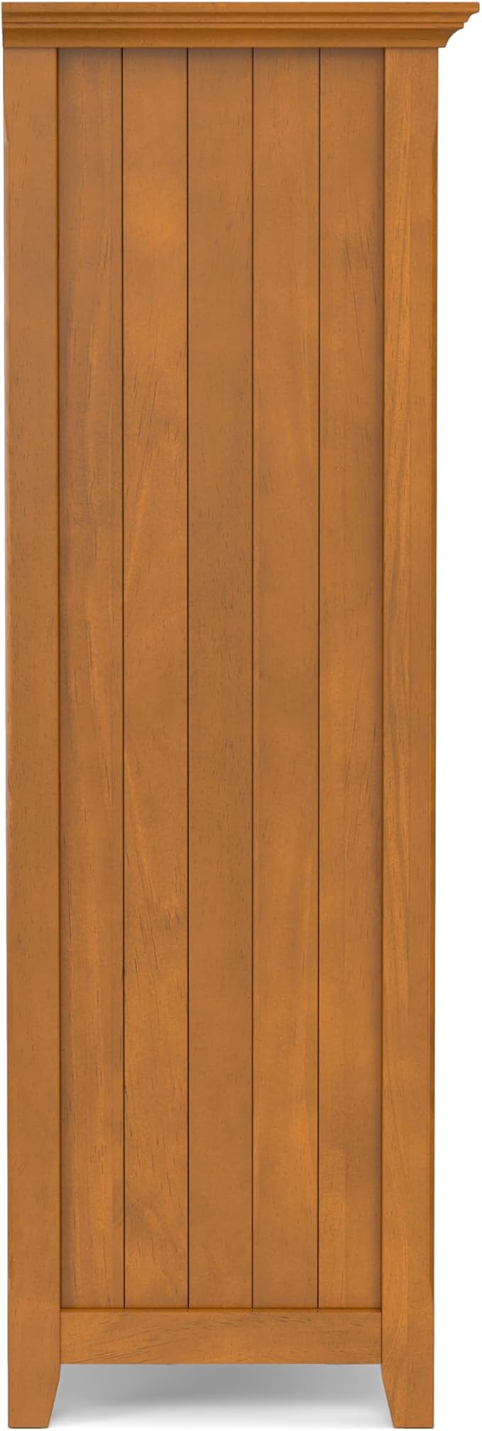 SIMPLIHOME Acadian Bookcase - 57 inch Tall 12-Cube Solid Wood Storage Display Unit in Light Golden Brown, Transitional Cube Organizer for Living Room or Office with Fixed Shelves and Tapered Legs